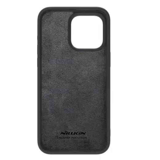 Nillkin CamShield Silky Silicone Case for Iphone 15 Plus black Фото num
