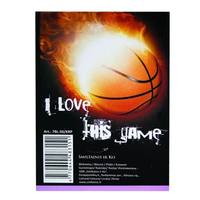 Bloks SMLT rūtiņu, A6 formāts, 50 lapas Foto 4