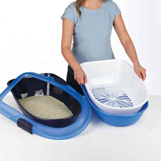 Kaķu tualete - Trixie Berto cat litter tray, with separating system, 39 × 22 × 59 cm Foto 4