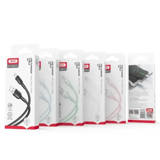 XO cable NB212 USB - microUSB 1,0 m 2,1A white Foto 2