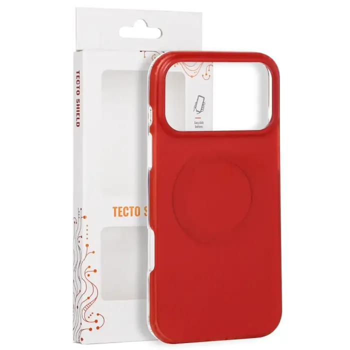 Tecto Shield Mistiq Mag case for iPhone 17 Pro Max 6,9" / 18 Pro Max 6,9" red