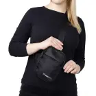 Wozinsky WMS-W1 Unisex Mini Shoulder Bag Waterproof Dual-Compartment for Phone - Black Foto 17