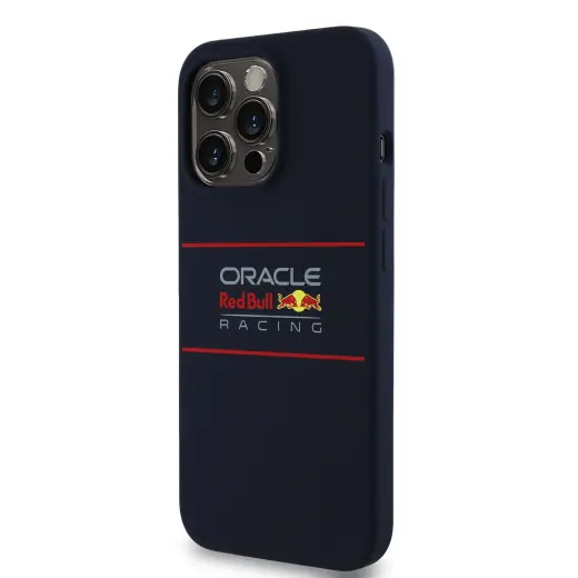 Red Bull Silicone Horizontal Logo phone case for iPhone 13 Pro with MagSafe support navy Photo