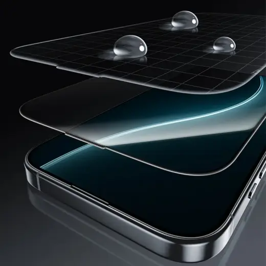 Benks Tempered glass Glass Warrior Sapphire Coating for Iphone 17 Pro Max black Foto 11