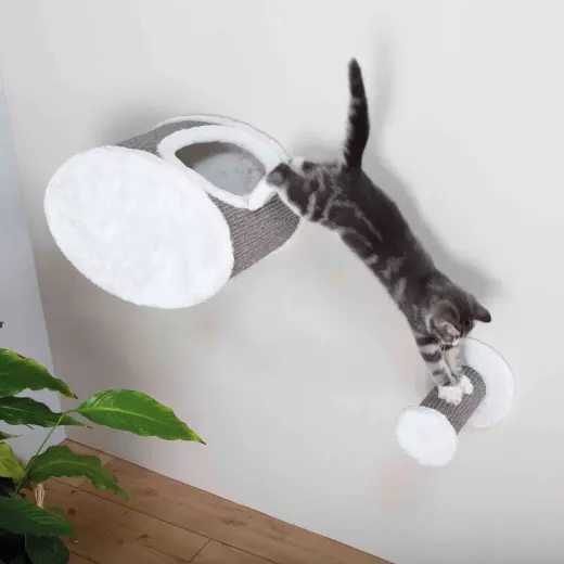 Nail sharpener : Trixie Climbing step for wall mounting, ø 18 × 22 cm, cream Photo