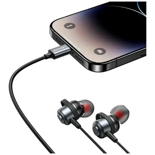 Słuchawki stereo USAMS EP-48 USB-C        tarnish Foto 4