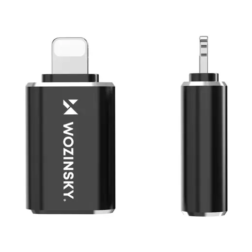 Wozinsky WALA-01 Lightning to USB-A OTG Adapter - Black Foto 5