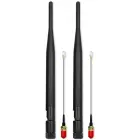 Qoltec Wi-Fi antenna 2.4/2.5 GHz | 5.1/5.8 GHz | 5dBi | omnidirectional | Indoor Photo