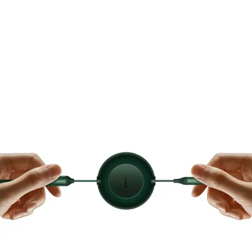 Baseus Bright Mirror 4 3-in-1 провод для передачи данных и зарядки | USB-C на Micro USB, Lightning, USB-C | 100W | 1.1m | зеленый Фото num