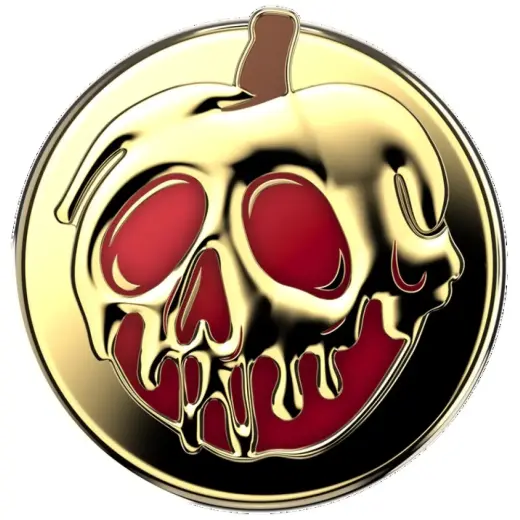 Uchwyt i podstawka do telefonu           Popsockets Round Disney Enamel Poison Apple MagSafe złoty 114075 Photo