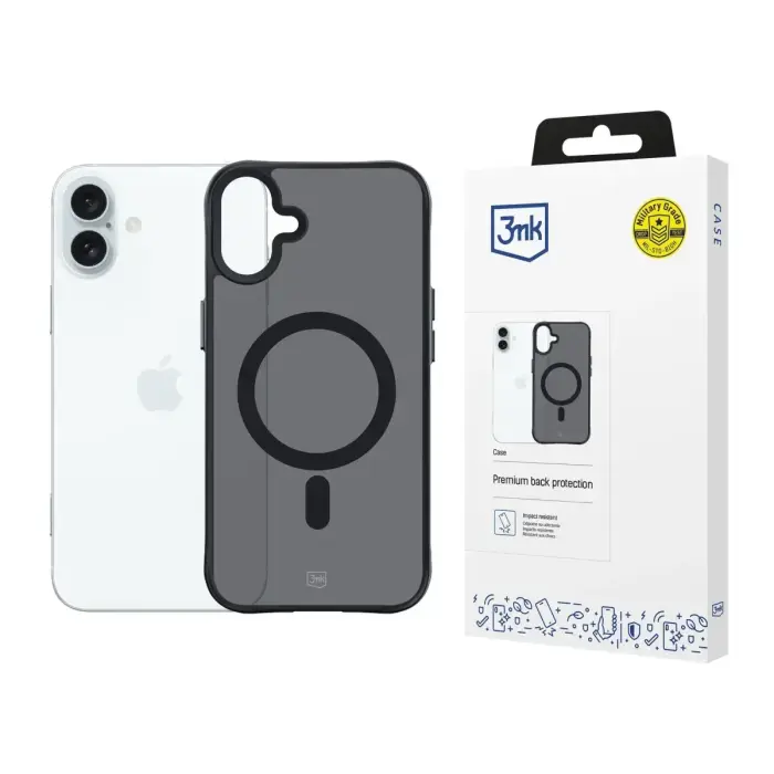 3MK Smoke MagCase iPhone 16 Plus