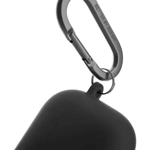 UNIQ case Nexo AirPods 4 + Ear Hooks Silicone black Foto 7