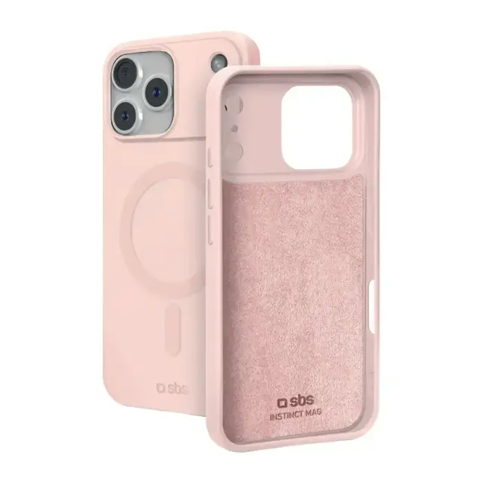 SBS Instinct Mag Case for iPhone 18 Pro Max / 17 Pro Max Compatible with MagSafe - Pink