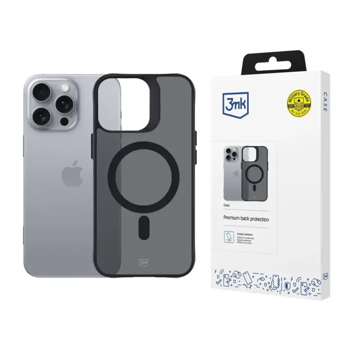 3MK Smoke MagCase iPhone 16 Pro Max