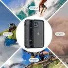 SHELLBOX DOT maciņš telefonam iPhone 12 melns — Foto 4