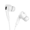 Borofone Earphones BM100 Pro Fuente with microphone white Foto 3