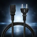 Qoltec Power cable SCHUKO | IEC C13 | CEE 7/7 | 3x1.00mm² | Pure copper Cu | 1.5m Фото num