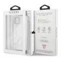 Guess GUHCN58HYMAWH iPhone 11 Pro biały|white Marble Фото num