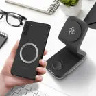 Universal round plate / magnet ring compatible with MagSafe silver  Foto 5