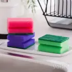 Abrasive dishwashing sponge 3 pcs. — Photo 3