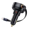 Car Charger Baseus Enjoyment Pro with cable USB-C, 60W (Black) Photo