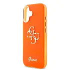 Guess IML 4G Script Metal Logo Case for iPhone 17 Orange Foto 4