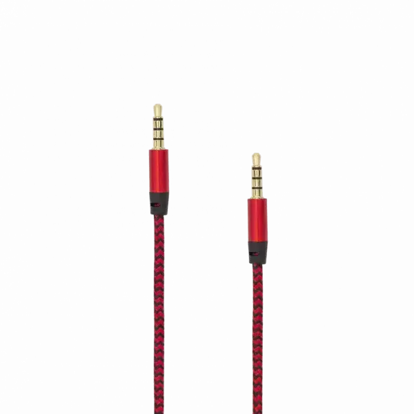 SBOX 3535-1.5R AUX Audio Cable 3.5 mm Jack to 3.5 mm Jack, 1.5 m, Red