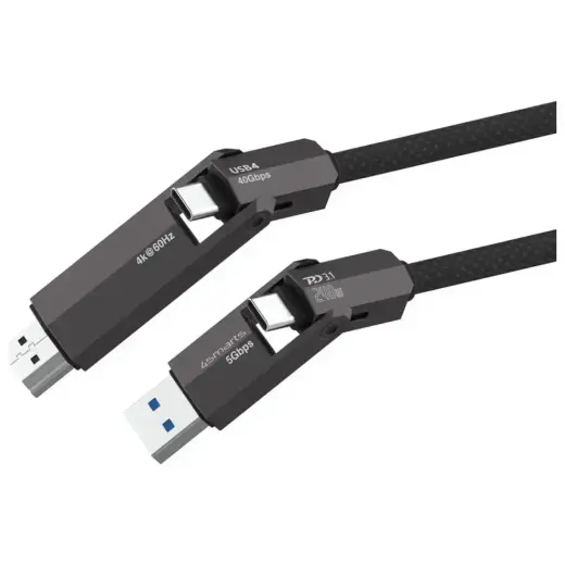 Cable 4smarts ComboCord USB4 HDMI 240W 1.5m black Foto 2