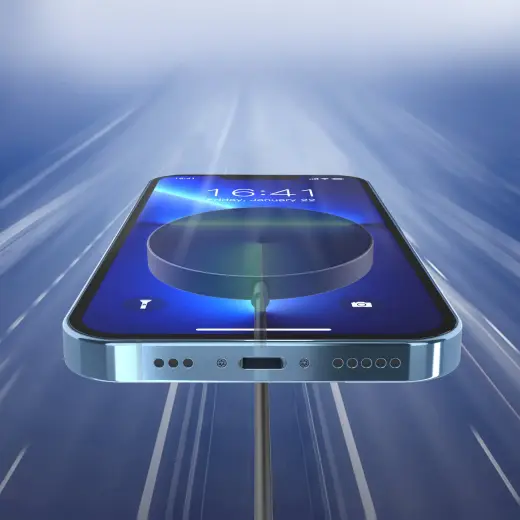 Choetech magnetic wireless charger 15W MagSafe for iPhone 12|13|14 black (T518-F-BK) Foto 3