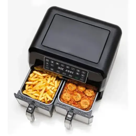 Kenwood Airfryer HFM20 000MB Kenwood000MB Kenwood 000MB kHealthy Twin 2x4L black silver (HFM20.000MB) Foto 4