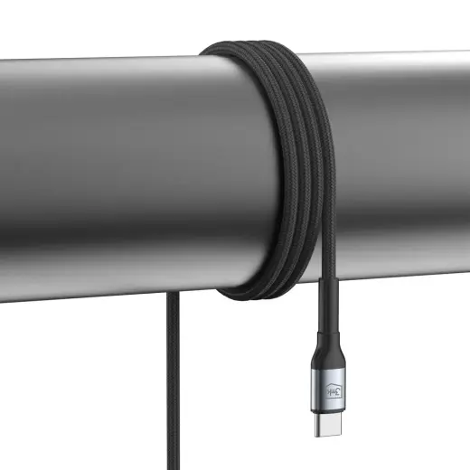 3mk Hyper Cable N-SERIES USB-C | USB-C 2m 48V|5A 240W | black Foto 4