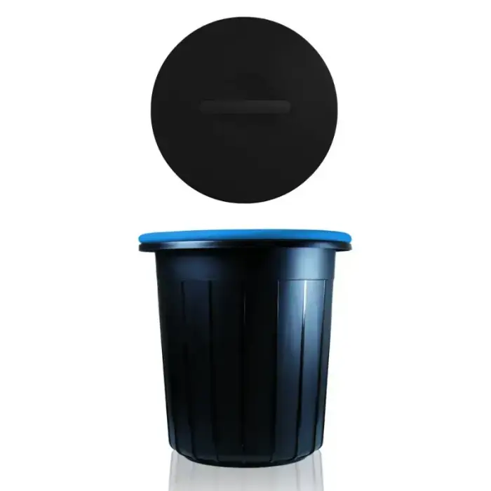 Waste bin Eco solution 16L 33x33x33,5cm dark grey/blue