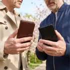 Smart Luxe ādas grāmatveida maciņš telefonam iPhone 17 Pro Max | iPhone 18 Pro Max brūns — Foto 11