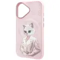Nimmy Magnetic fashion cute pet phone case for iPhone 16 pink Photo