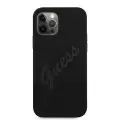 Guess GUHCP12LLSVSBK iPhone 12 Pro Max 6,7" czarny|black hardcase Script Vintage — Фото 3