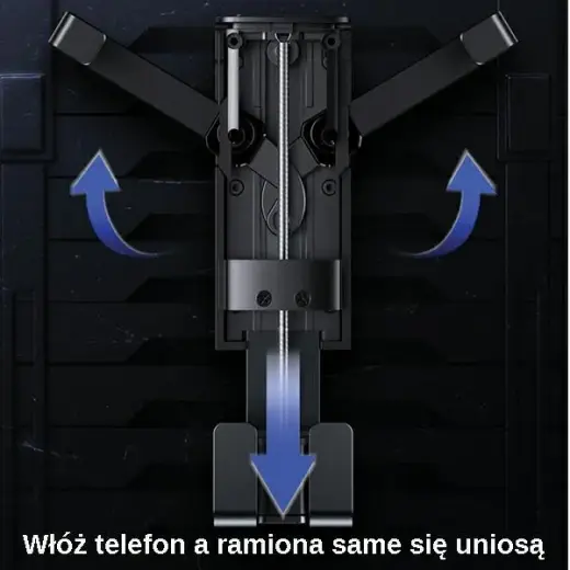 USAMS Uchwyt do kratki went. Gravity czarny|black ZJ058ZJ01 (US-ZJ058) Photo