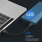 Qoltec Aluminium Enclosure | SSD HDD 2.5'' drive | SATA | USB 3.0 | Super speed 5Gb/s | 2TB | Blue Foto 4