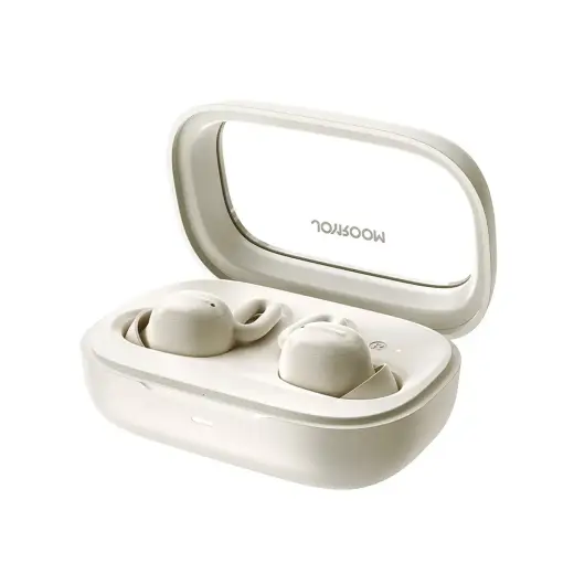 Joyroom JR-TS1 Cozydots Series TWS headphones with Bluetooth 5.3 and noise cancellation - white Foto 4