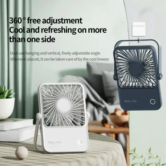 Desk fan with adjustable stand HX-122 white Foto 6