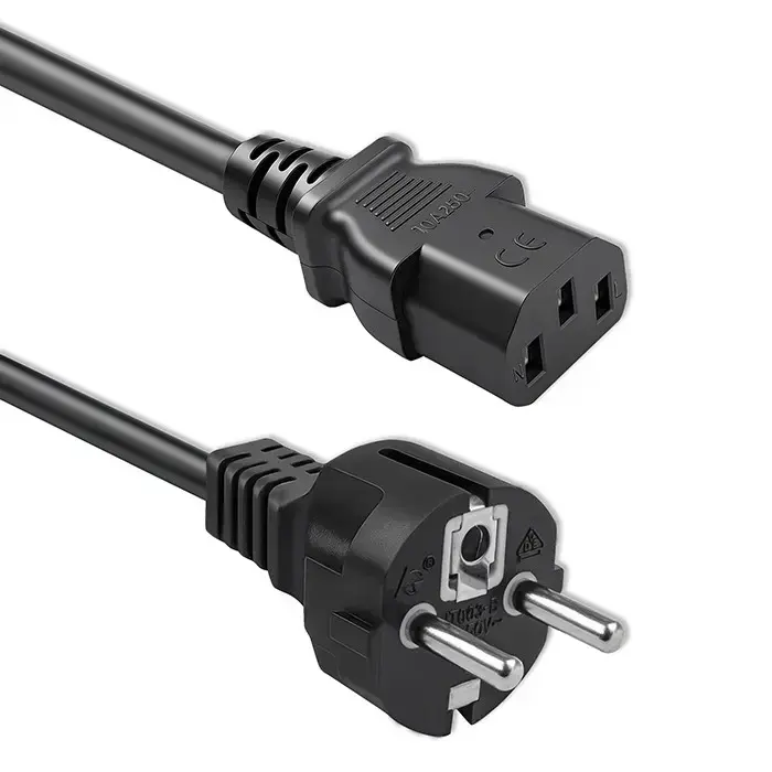 Qoltec Power cable SCHUKO | IEC C13 | CEE 7/7 | 3x0.75mm² | Pure copper Cu | 1.5m