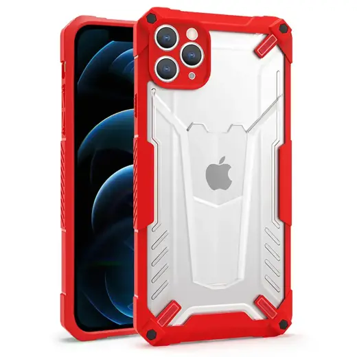 Tel Protect Hybrid phone case for iPhone 13 Pro red