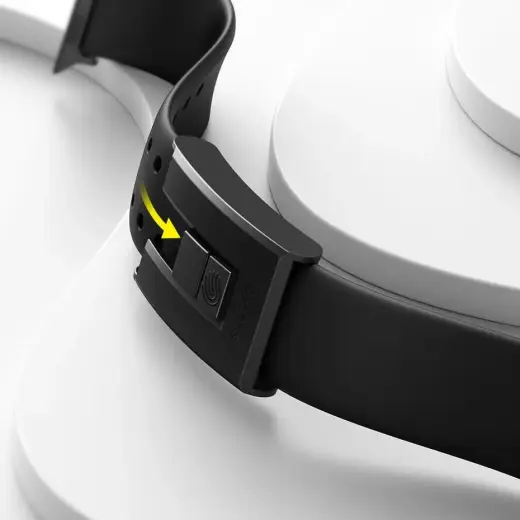 Baseus Slip-Thru strap band bracelet for Apple Watch 3|4|5|6|SE 38mm|40mm black (LBWSE-01) Фото num