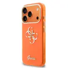Guess IML 4G Script Metal Logo Case for iPhone 17 Pro Orange Foto 1