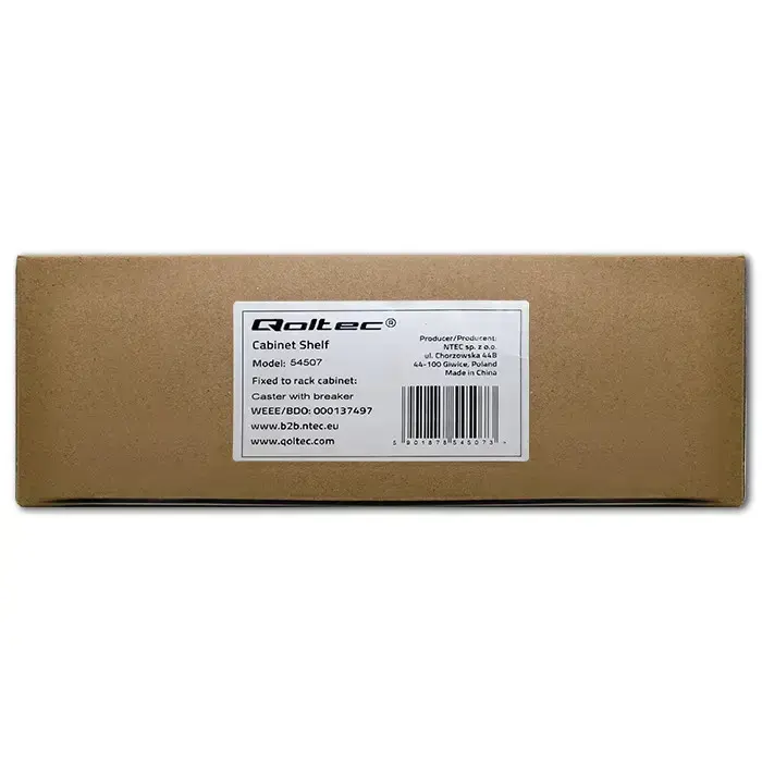 Qoltec Castors with brake for racks 19''| 4pcs. Foto 11