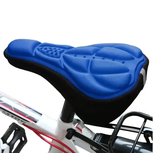 Bike saddle cover blue Foto 2