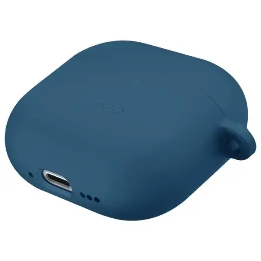UNIQ case Nexo AirPods 4 + Ear Hooks Silicone pacific blue Foto 4