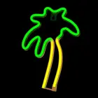 Neon LED Light PALM green orange NNE04 Neolia Фото num
