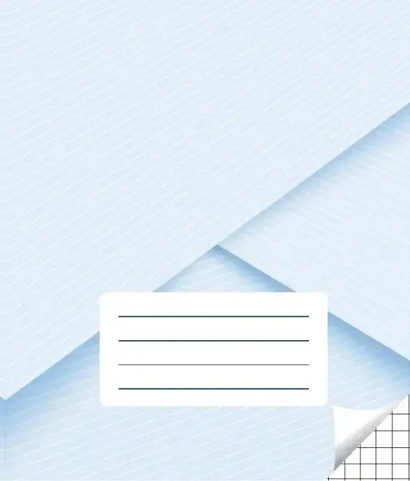 Pierakstu burtnīca 200 x 165 mm, 12 lapas, 75 g/m2, vāks 170 g/m2, rūtiņu Foto 2