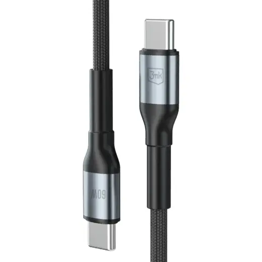 3mk Hyper Cable 3mk Hyper Cable N-SERIES USB-C | USB-C 2m 20V|3A 60W | black Foto 4