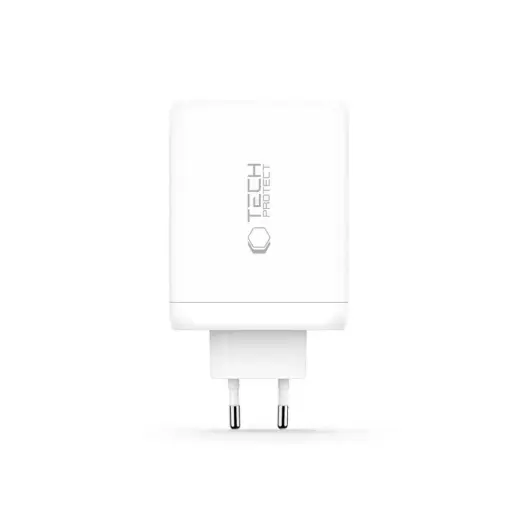 TECH-PROTECT NC200W-GAN 4-PORT NETWORK CHARGER PD 200W / QC3.0 WHITE Фото num